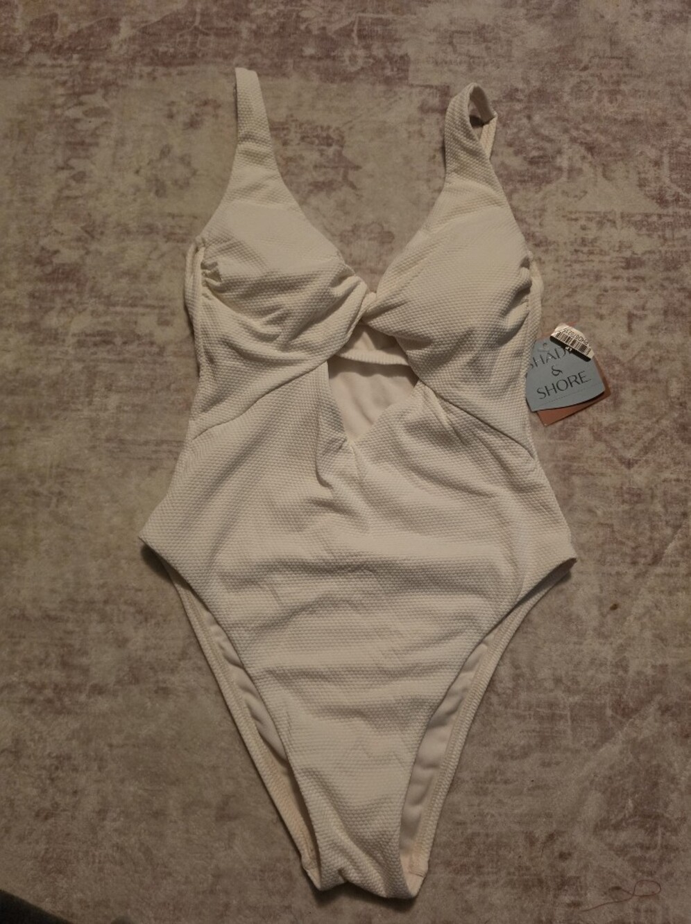 🚨 New Textured White One-Piece